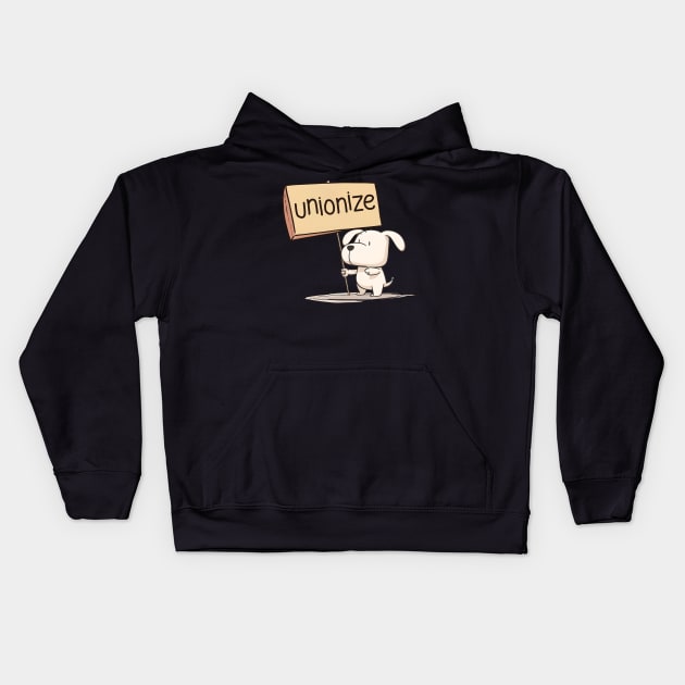 Unionize Kids Hoodie by kruk